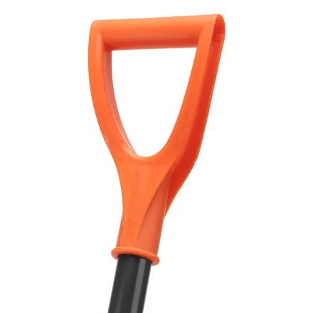 Лопата для уборки снега поликарбонат Сибртех, 465х410х1390 мм, стальной черенок, усиленная 61655 купить в Сургуте