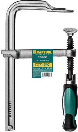 Струбцина KRAFTOOL FORGE тип F,цельнокованая 32014-100-200 купить в Сургуте