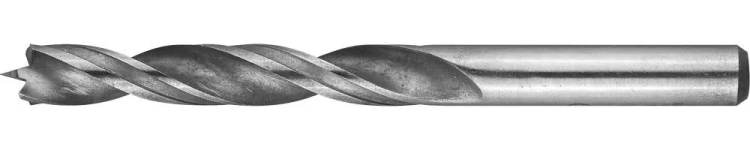 Сверло по дереву, двухленточное, спиральное, KRAFTOOL 29400-110-07, d=7x110мм 29400-110-07 купить в Сургуте