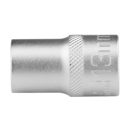 Головка торцевая 13 мм двенадцатигранная CrV под квадрат 1/2 хромированная Stels 13657 купить в Сургуте