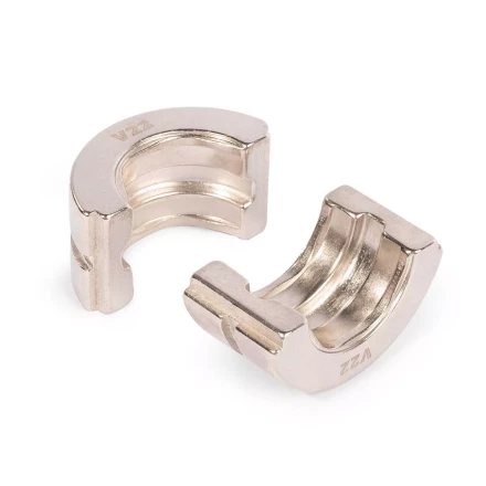 Набор матриц КВТ V (15–28 мм) для опрессовки фитингов из меди и нержавеющей стали (89623) купить в Сургуте