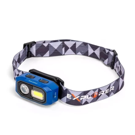 Фонарик налобный светодиодный со встроенным аккумулятором КВТ HL-6567 (88899) купить в Сургуте