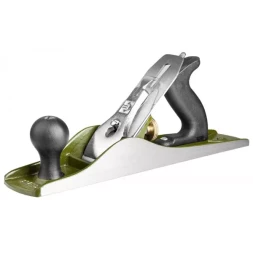 Рубанок металлический ЗУБР "ЭКСПЕРТ" "ПОЛУФУГАНОК" с двойным ножом для чистового строгания, 50х350мм 18505-35