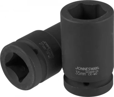 Головка ударная шестигранная 1" М34 глубокая S03АD8134 Jonnesway 48596