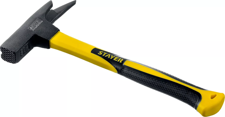 Молоток КРОВЕЛЬЩИКА PRO 600г с фиберглассовой рукояткой, STAYER Professional 20201 20201 купить в Сургуте