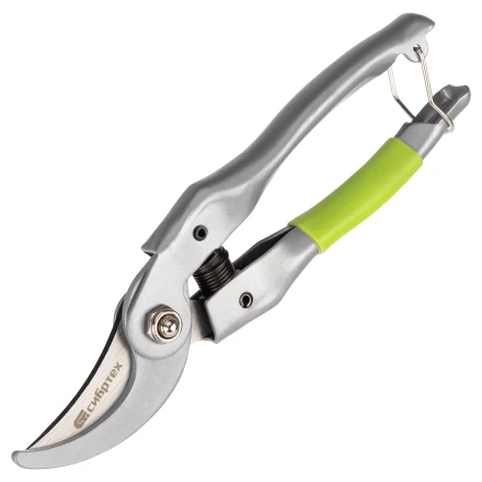 Секатор прямого реза Сибртех, 225 мм, металлические рукоятки, нижняя в ПВХ-оболочке, 604695 купить в Сургуте