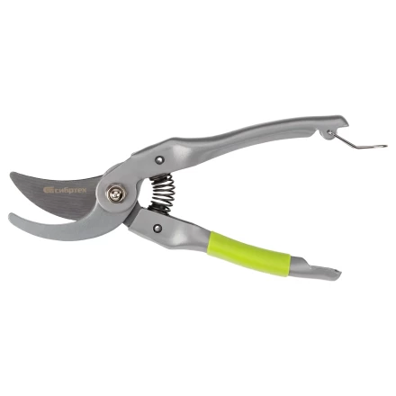 Секатор прямого реза Сибртех, 225 мм, металлические рукоятки, нижняя в ПВХ-оболочке, 604695 купить в Сургуте