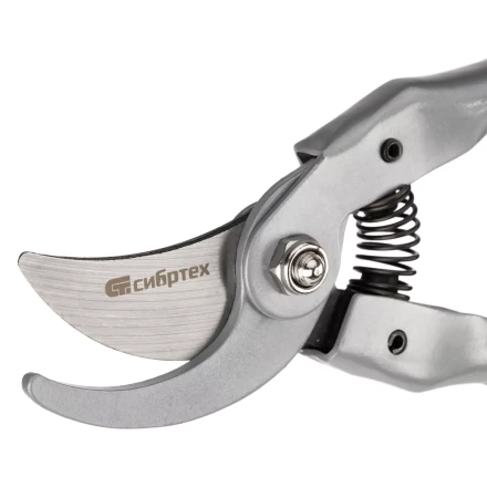 Секатор прямого реза Сибртех, 225 мм, металлические рукоятки, нижняя в ПВХ-оболочке, 604695 купить в Сургуте