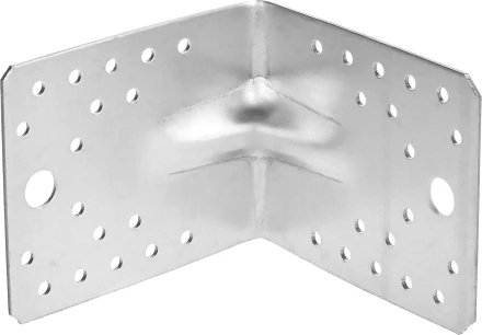 Крепежный угол ЗУБР &quot;МАСТЕР&quot; усиленный, 90х105х105мм, 1шт 310116-90-105 купить в Сургуте