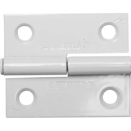 Петля дверная STAYER &quot;MASTER&quot; разъемная, цвет белый, правая, 50мм 37613-50-2R купить в Сургуте
