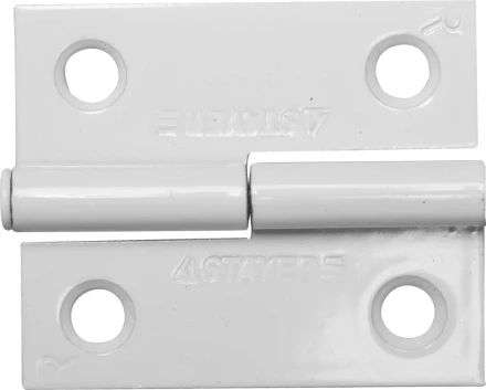 Петля дверная STAYER &quot;MASTER&quot; разъемная, цвет белый, правая, 50мм 37613-50-2R купить в Сургуте