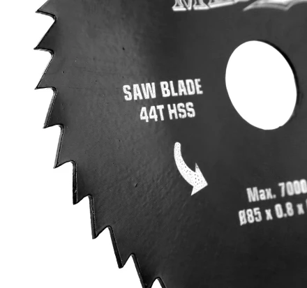 Диск HSS 85х15х0,8 мм 44T  универсальный для циркулярной мини-пилы MESSER М200 купить в Сургуте