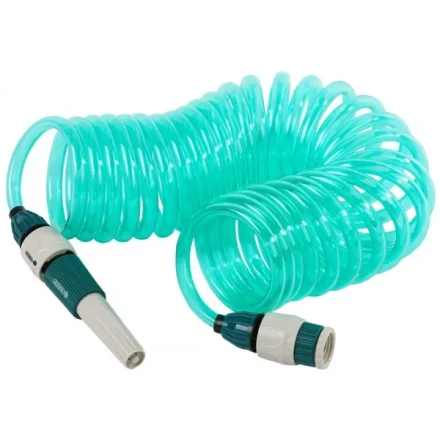 Шланг спиральный RACO для полива с наконечником и двумя внешними соединителями 4270-55895 купить в Сургуте