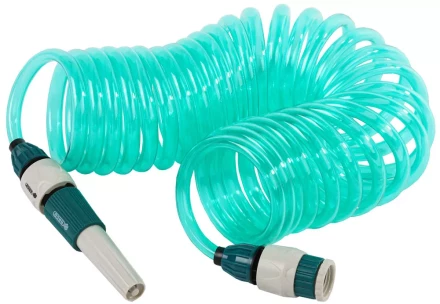 Шланг спиральный RACO для полива с наконечником и двумя внешними соединителями 4270-55895 купить в Сургуте