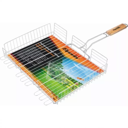 Решетка-гриль 300х400х65 мм объемная хромированная SPARTA 69561 купить в Сургуте