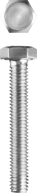 Болт ГОСТ 7798-70, M8 x 80 мм, 2 шт, кл. пр. 5.8, оцинкованный, ЗУБР 303086-08-080 купить в Сургуте