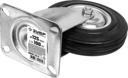 Колеса поворотные из литой резины с металлическим диском серия ПРОФЕССИОНАЛ купить в Сургуте