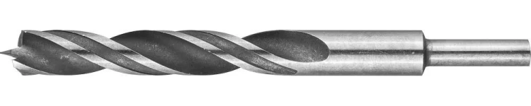 Сверло по дереву, двухленточное, спиральное, KRAFTOOL 29400-150-12, d=12x150мм 29400-150-12 купить в Сургуте