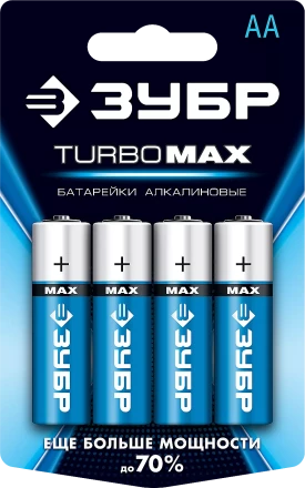Батарейки TURBO MAX алкалиновые AA 15В серия Без серии купить в Сургуте