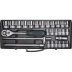 Набор торцовых головок KRAFTOOL &quot;INDUSTRIE QUALITAT&quot; (1/2&quot;) универсальный, Cr-V, металлический кейс, 28 предметов 27892-H28_z01 купить в Сургуте