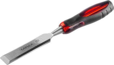 Стамеска MIRAX с двухкомпонентной прозрачной рукояткой, 25мм 1810-25 купить в Сургуте