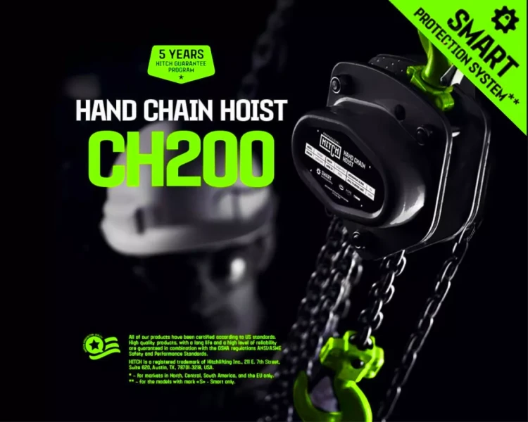 Таль ручная цепная HITCH CH200-G, 0.5 т, 3 м. Гальваническая цепь купить в Сургуте