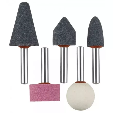 Набор ЗУБР &quot;МАСТЕР&quot;: Абразивные минишарошки-насадки для  дрели, хвостовик d 6мм, 5 предм. 35994-H5 купить в Сургуте