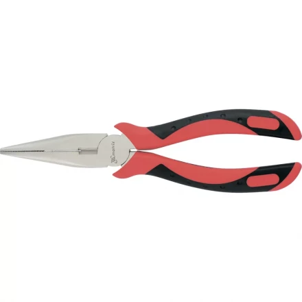 Длинногубцы GRAND 160 мм прямые никелированные двухкомпонентные рукоятки MTX 171369 купить в Сургуте