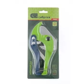 Ножницы для резки изделий из пластика порошковое покрытие,диаметр до 42мм СИБРТЕХ 78404 купить в Сургуте