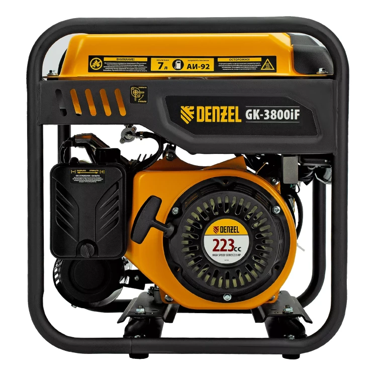 Генератор инверторный DENZEL GK-3800iF, 3,8 кВт, 230 В, ручной старт купить в Сургуте
