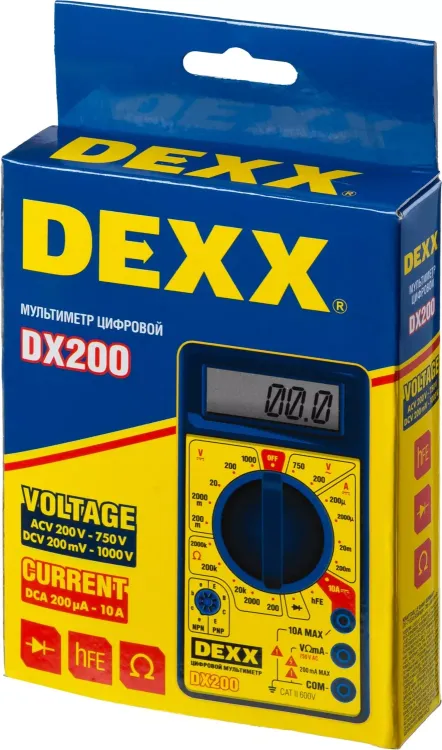 Мультиметр DEXX DX200 цифровой 45300 купить в Сургуте