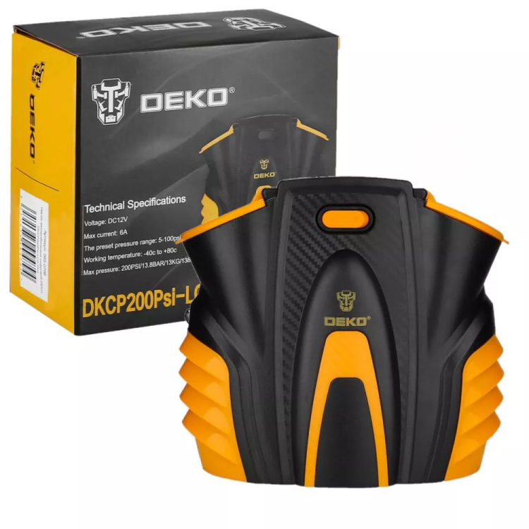 Насос автомобильный цифровой DEKO DKCP200Psi-LCD Plus, 065-0796 купить в Сургуте
