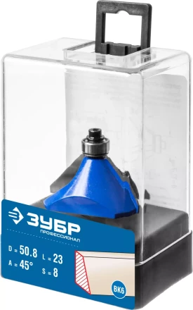 ЗУБР 50.8 x 27 мм, фреза кромочная калевочная (фасочная) №9, Профессионал (28711-50.8) купить в Сургуте