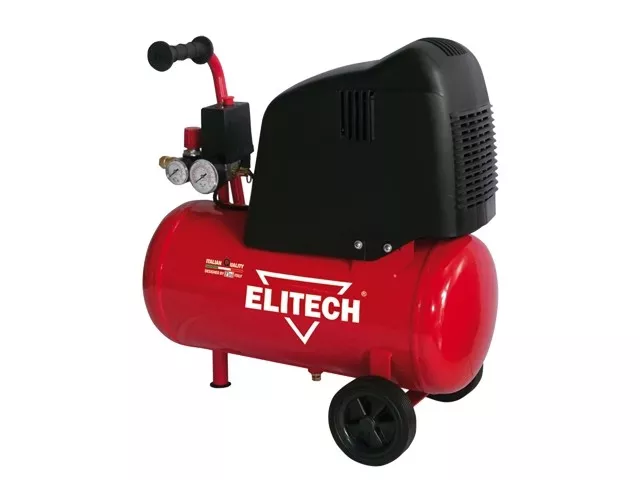 Компрессор безмасляный поршневой прямой привод Elitech OM 195/6 + PG купить в Сургуте