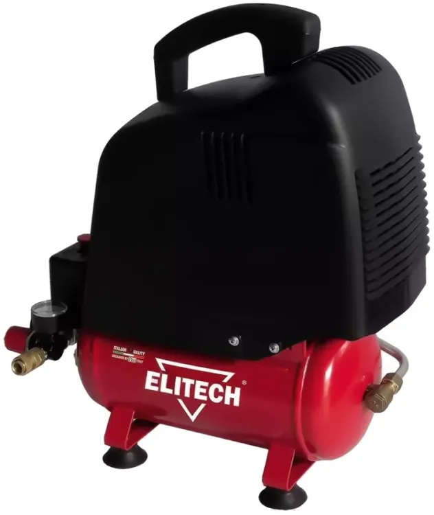 Компрессор безмасляный поршневой прямой привод ELITECH КПБ 190/6+ОН купить в Сургуте