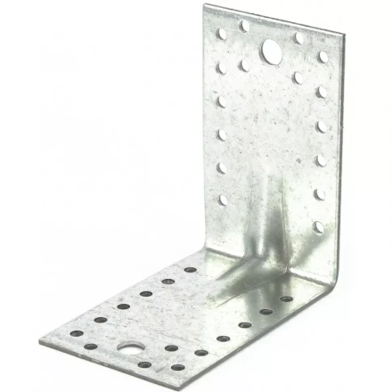 Крепежный уголок усиленный 2,5мм KUU 105x105x65 мм Россия Сибртех 464143 купить в Сургуте