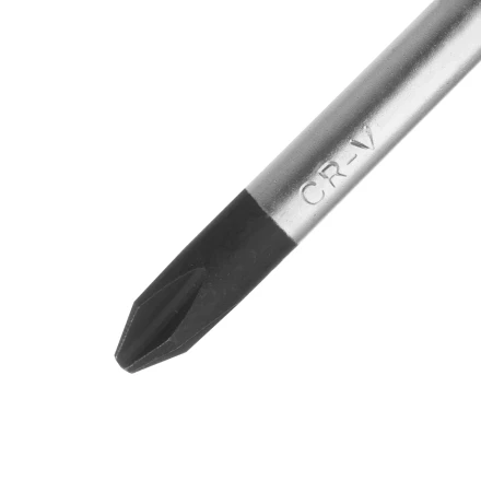 Отвертка PH2х38 мм, CrV, трехкомпонентная рукоятка Denzel 12186 купить в Сургуте