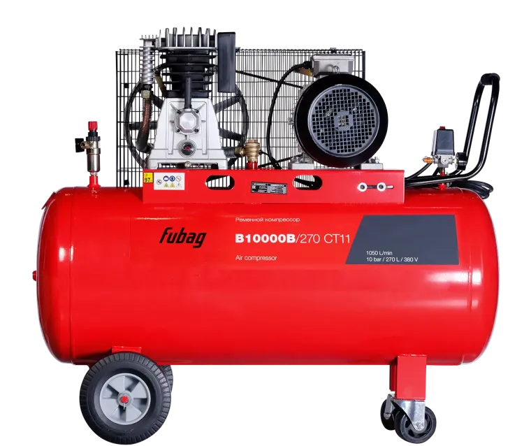 Компрессор масляный поршневой ременной Fubag  B10000B/270 СТ11  купить в Сургуте