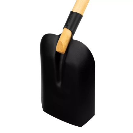 Лопата совковая, 235х270х1300 мм, деревянный черенок с пропиткой, Россия Сибртех 614595 купить в Сургуте