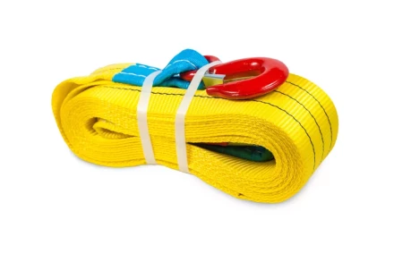 Буксир текстильный ленточный 10,0 т 6,0 м (крюк-крюк) 1002521 купить в Сургуте