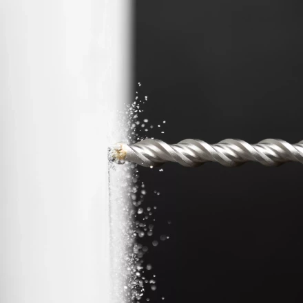 Бур по бетону Denzel, 14 x 210 мм  двойная спираль, три пылеотводящие кромки, 705030 купить в Сургуте