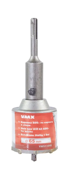 Коронка SDS+ ф65 мм по кирпичу в сборе VMX 511046 купить в Сургуте