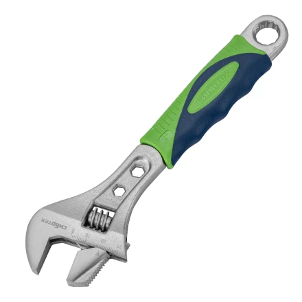 Ключ разводной Сибртех, 200мм, переставная губка, 2-х комп.рукоятка, 15598 купить в Сургуте