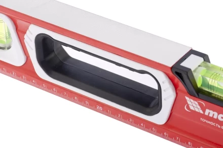 Уровень алюминиевый магнитный 1500 мм с зеркальным глазком MATRIX 2 компонентные рукоятки артикул 34735 купить в Сургуте