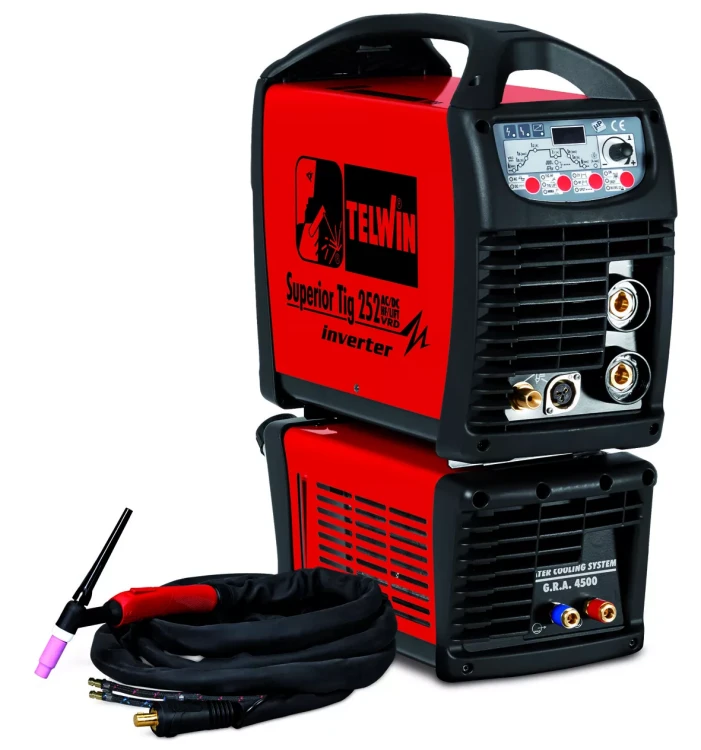 Сварочный аппарат Telwin SUPERIOR TIG 252 AC/DC HF/LIFT VRD AQUA  TIG ACC купить в Сургуте