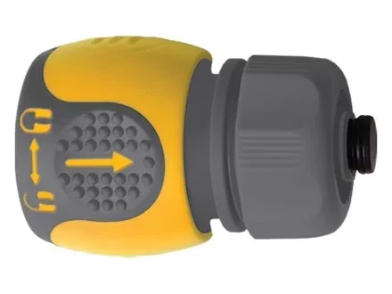 Соединитель для шланга 3/4&quot; аквастоп двухкомпонентный PALISAD LUXE 66242 купить в Сургуте