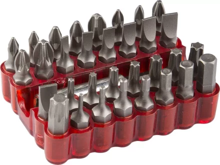 ЗУБР 33 шт, набор бит с магнитным адаптером (26045-H33) купить в Сургуте