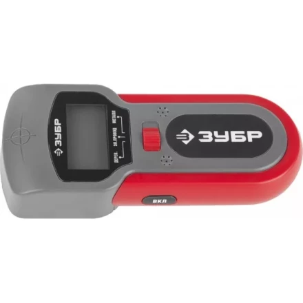 Тестер ЗУБР многофункц,с ЖК дисплеем,автоматич калибровка,детектор Me(до40мм),провода под напряжением(50мм),дерева(20мм) 59712 купить в Сургуте