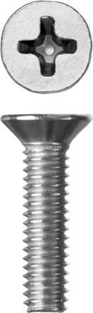 Винт ЗУБР &quot;МАСТЕР&quot; DIN 965, класс прочности 4.8, оцинкованный, M4x16мм, 5кг 303110-04-016 купить в Сургуте