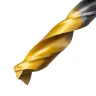 Сверло спиральное по металлу Denzel 9 x 125мм, Р6М5, Golden Tip, многогранная заточка, 718284 купить в Сургуте